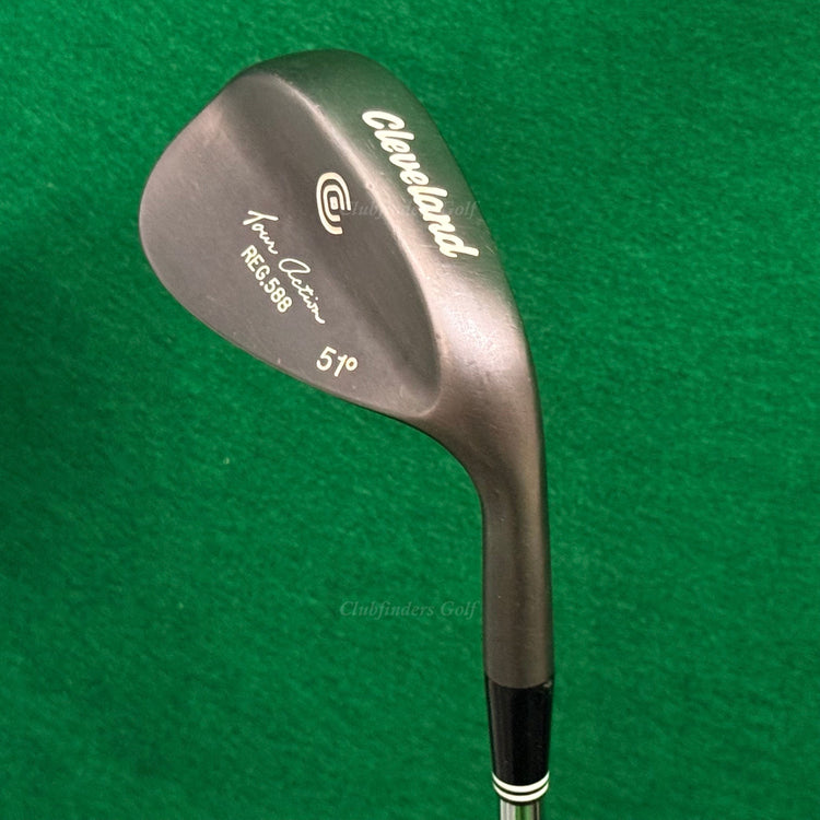 Cleveland Tour Action REG 588 Gunmetal 51° Gap Wedge Dynamic Gold Steel Stiff