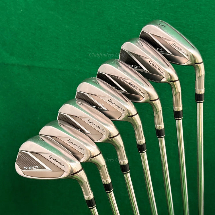 TaylorMade Stealth 5-AW Iron Set KBS Max MT 85 Steel Regular