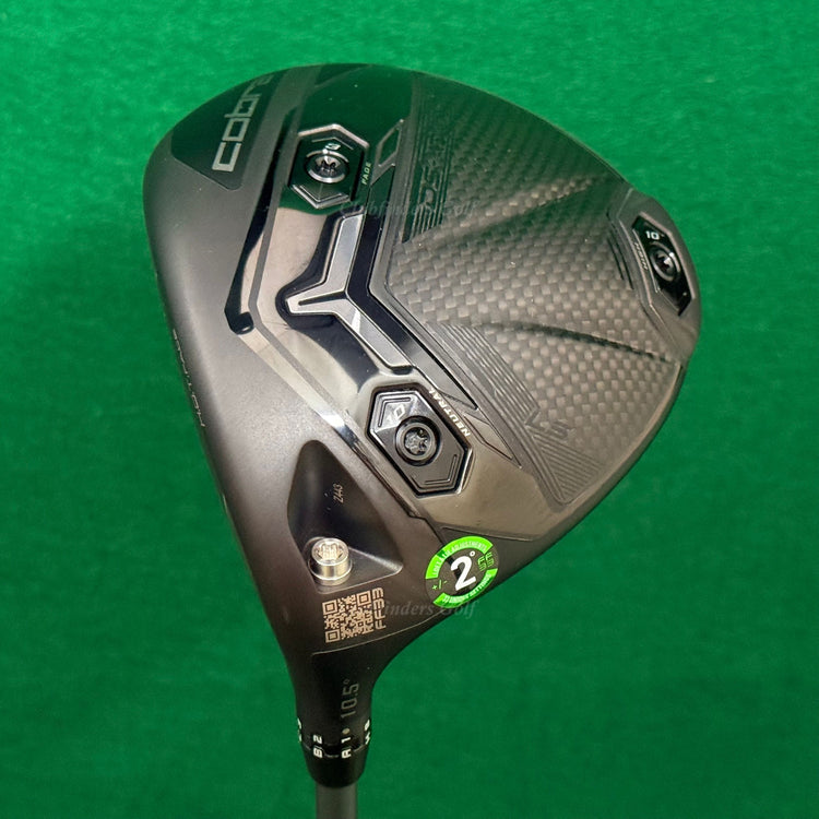 LH Cobra DS-ADAPT LS 10.5° Driver HZRDUS Smoke Black 6.0 60g Graphite Stiff