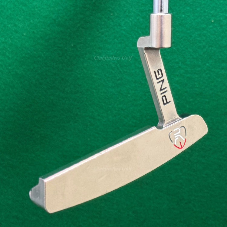 Ping Redwood ANSER 303ss Red Dot Nickel 35" L-Neck Putter w/ Super Stroke