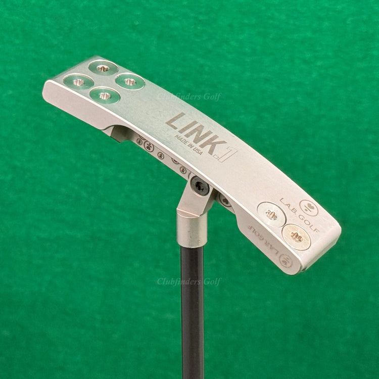 LAB Golf 2024 LINK.1 35" CS Blade Putter Matte Black Stepped Steel