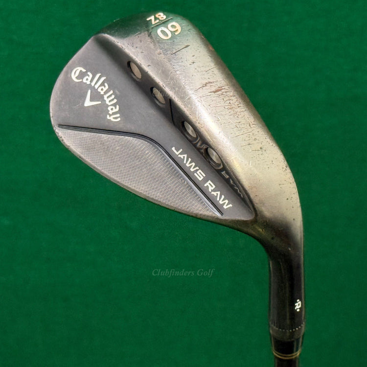 Callaway Jaws Raw Black Plasma 60-8Z 60° Lob Wedge DG TI Onyx S400 Stiff