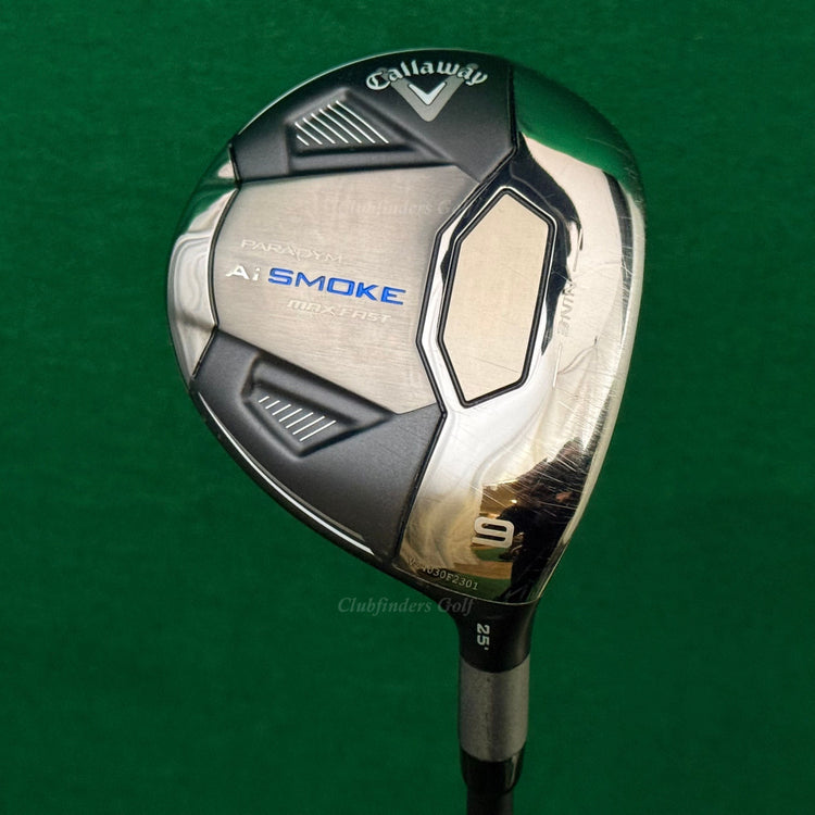 Callaway Paradym Ai Smoke Max Fast 25° Fairway Wood 9 Ventus Red 6-S Stiff