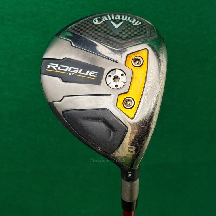 Callaway Rogue ST LS 15° Fairway Wood 3 Matrix Ozik XCon-6.5 Extra Stiff