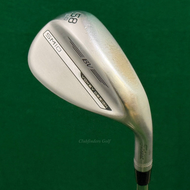 Titleist Vokey SM10 Chrome 58-12D 58° Lob Wedge Vokey Design Steel Wedge Flex