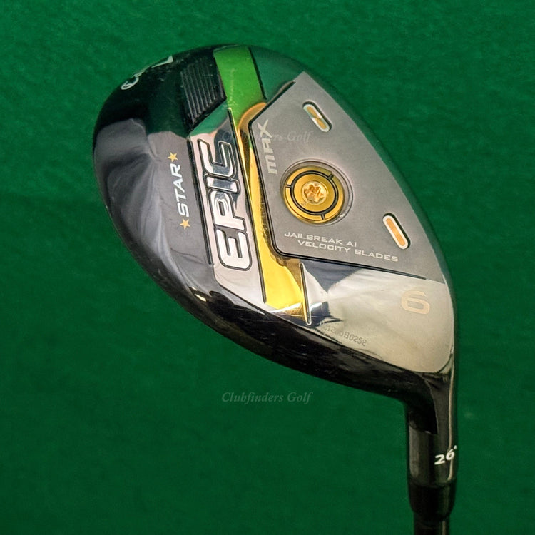 Callaway EPIC MAX Star 26° 6 Hybrid Fujikura Ventus Red TR HB 6-R Regular