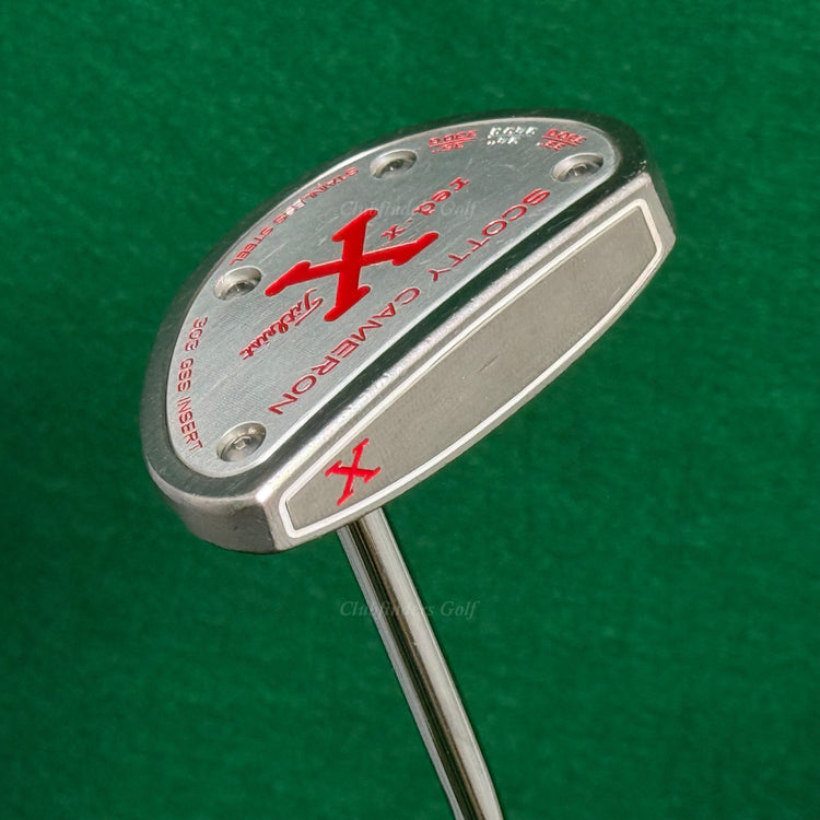 Scotty Cameron Red X 34" Single-Bend Mallet Putter Golf Club Titleist
