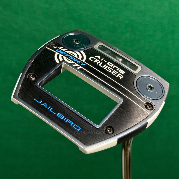 Odyssey Ai-ONE Cruiser Jailbird 38" Double-Bend Mallet Putter w/Stroke Lab & HC