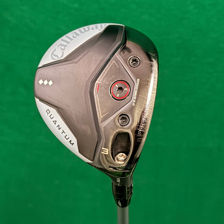 Callaway Quantum Triple Diamond 15° Fairway 3 Wood Denali Frost 50g 5.0 Seniors