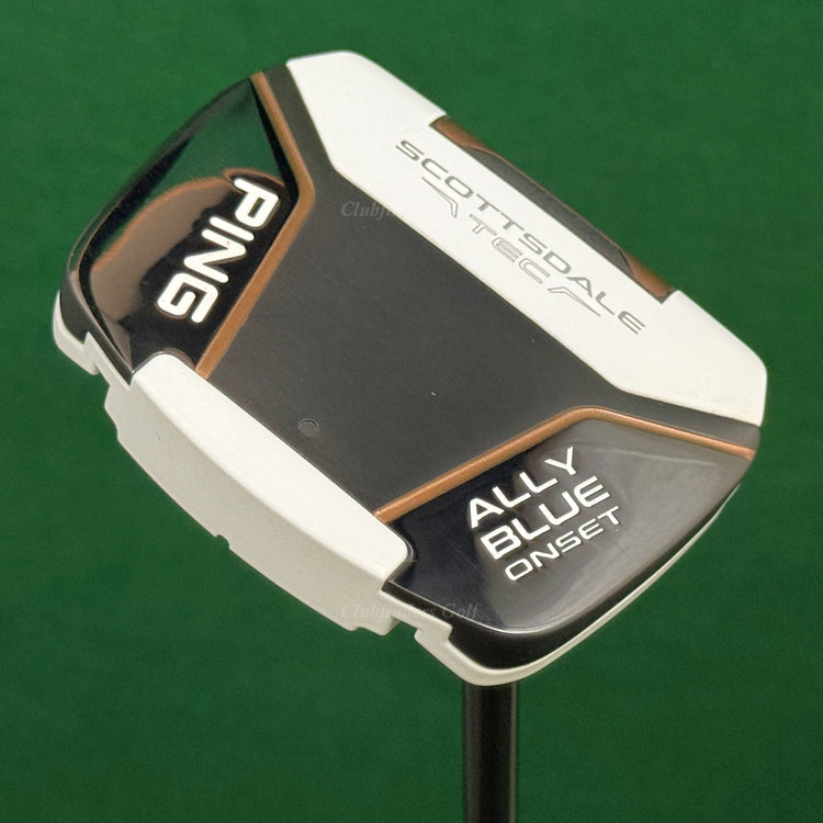 Ping Scottsdale TEC ALLY BLUE ONSET 35" Center-Shaft Putter w/Super Stroke & HC