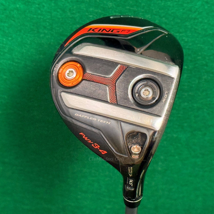 Cobra King F7 MyFly Adjustable 13°-17° Fairway Wood 3-4 Fujikura Pro 65 Stiff