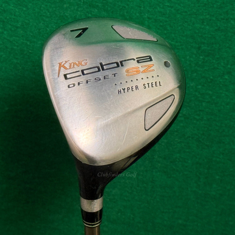 LH Cobra SZ Offset Hyper Steel Fairway Wood 7 Aldila HM Tour 50 Graphite Seniors