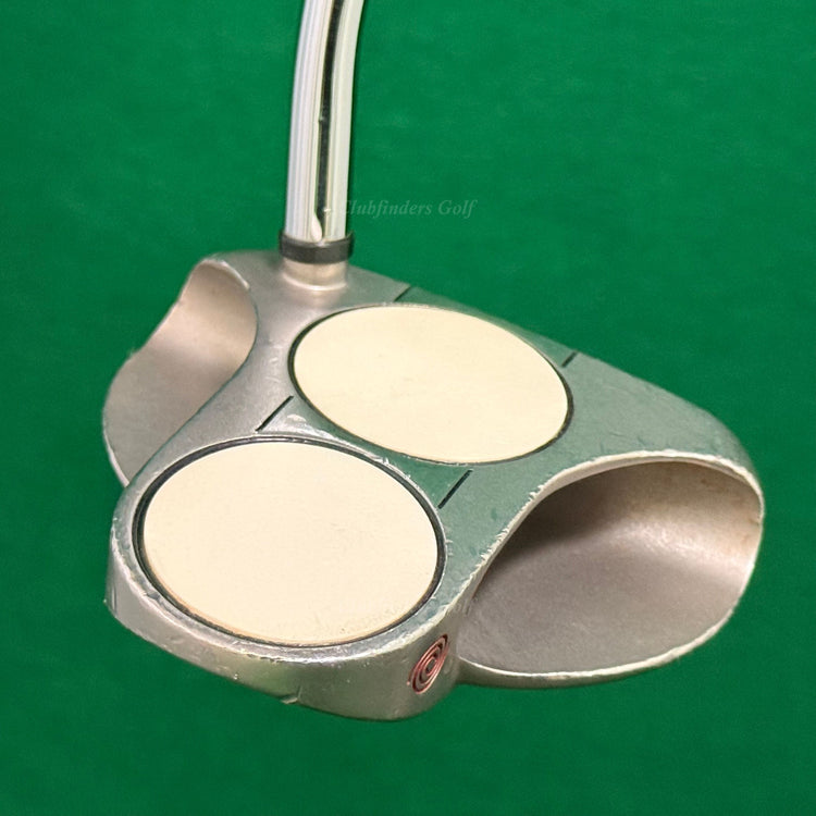 Odyssey White Steel 2-Ball Double-Bend 34.25" Mallet Putter Golf Club