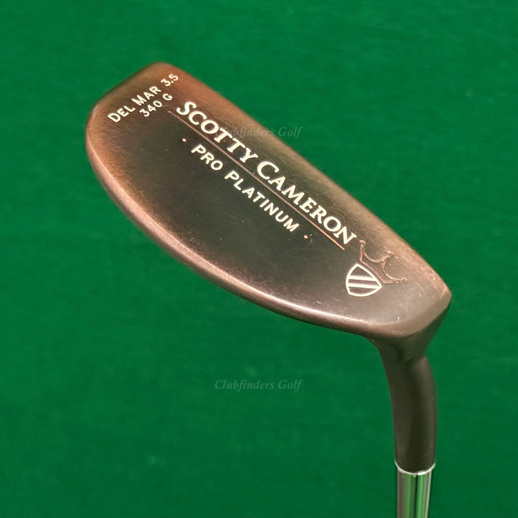 RARE! Scotty Cameron Pro Platinum Del Mar 3.5 340G 35" Mid-Mallet Putter *Read*