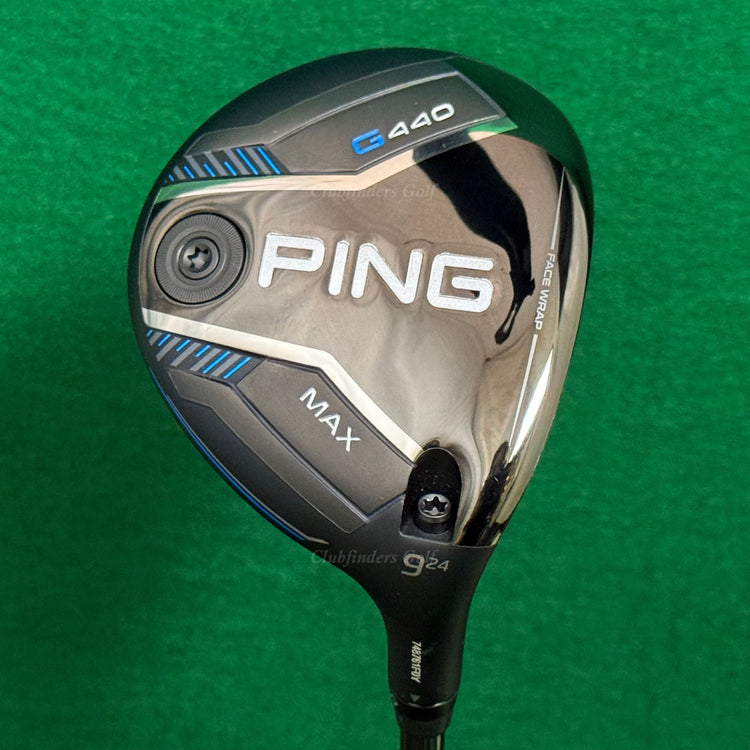 Ping G440 MAX 24° Fairway Wood 9 Ping Tour 2.0 Black Chrome 75 Extra Stiff w/HC