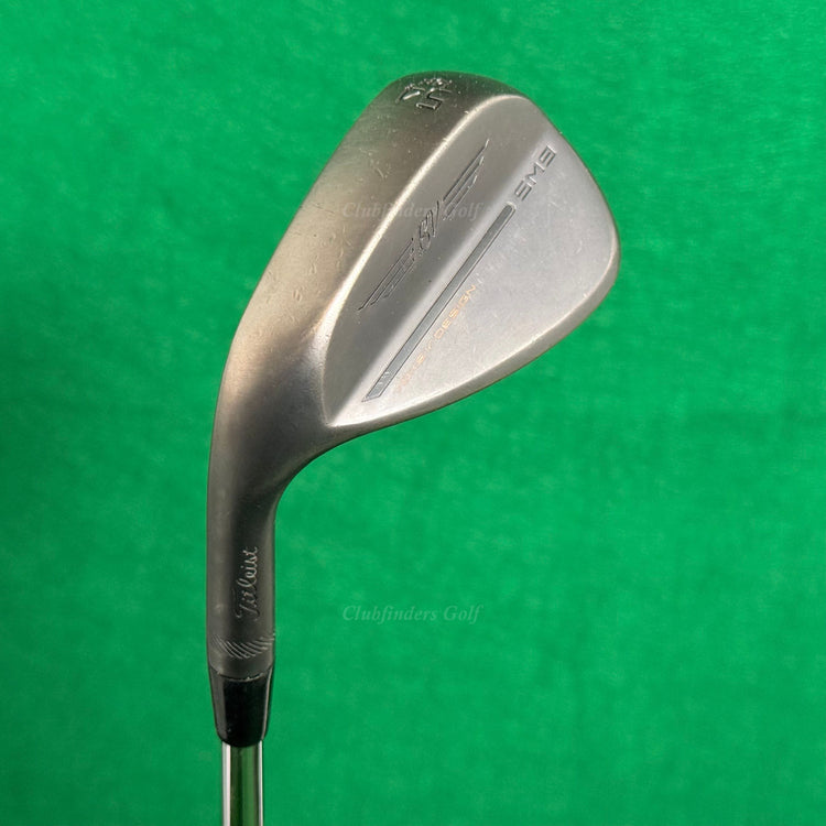 LH Titleist Vokey SM9 Jet Black 54-14F 54° Sand Wedge Vokey Design Wedge Flex