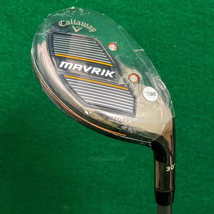 NEW Callaway Mavrik Max 30° 7 Hybrid Project X Catalyst 55 5.0 Graphite Seniors