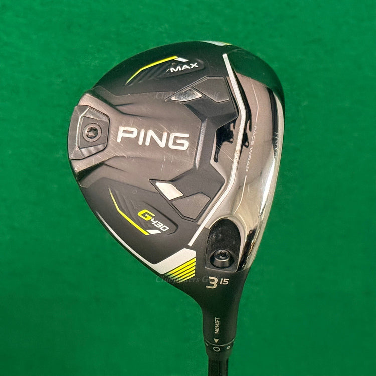Ping G430 MAX 15° Fairway Wood 3 Fujikura Vista Pro 45-R2 Graphite Seniors w/HC