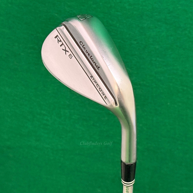 Cleveland RTX6 Zipcore Mid Chrome 50-10 50° Gap Wedge DG Spinner TI Wedge Flex