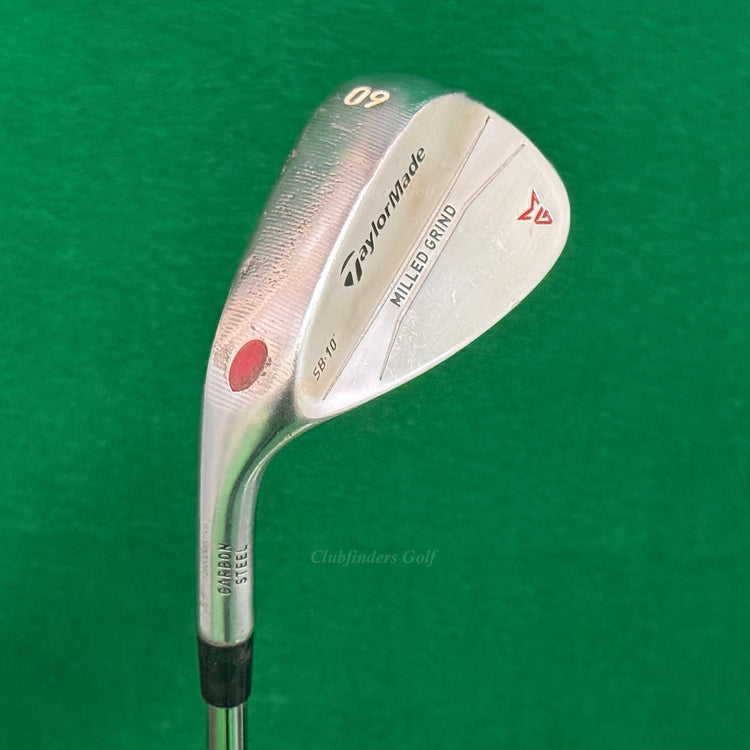 LH TaylorMade Milled Grind 60-SB10 60° Lob Wedge Dynamic Gold Wedge Flex *READ*