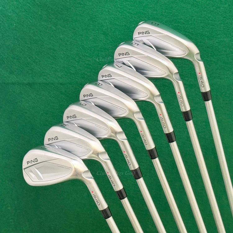 Ping i540 Red Dot 5-UW Iron Set KBS Tour C-Taper Lite 110 Steel Stiff