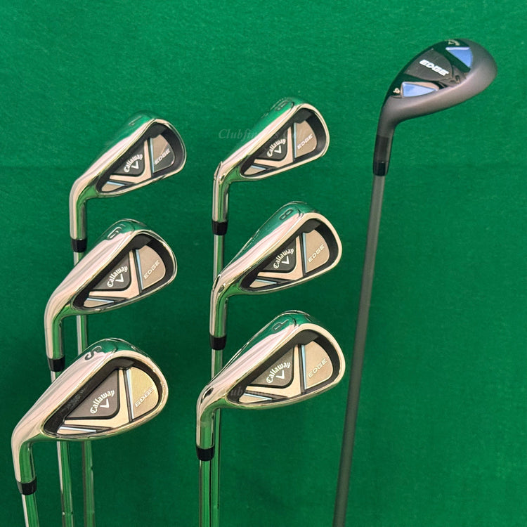 LH Callaway Edge 5H, 6-SW Iron Set Callaway Edge Steel/Graphite Regular w/HC