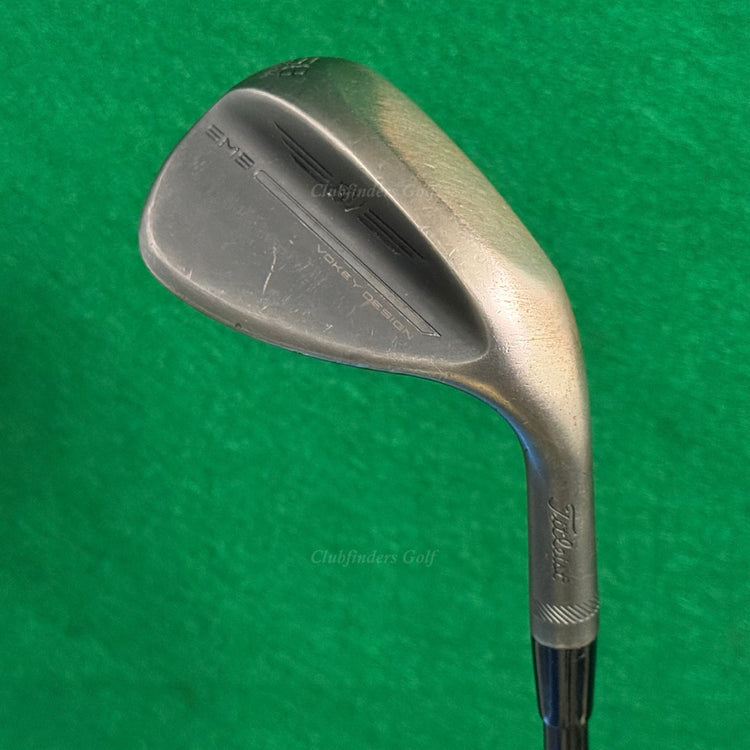 Titleist Vokey SM9 Jet Black 58-8M 58° Lob Wedge AMT S300 Tour White Steel Stiff