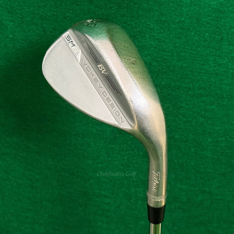 Titleist Vokey SM8 Chrome 60-12D 60° Lob Wedge KBS 610 120g Steel Wedge Flex