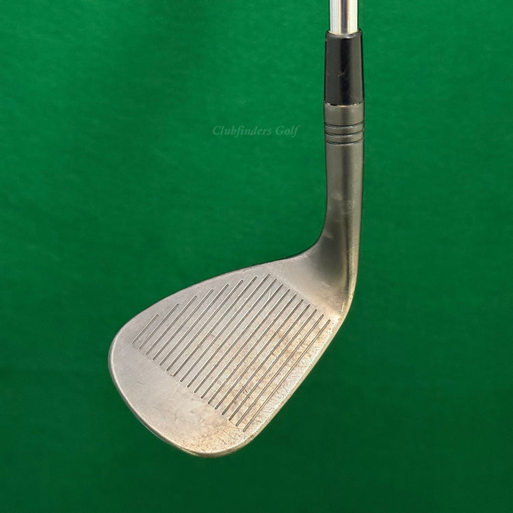 TaylorMade Milled Grind Black 56-12 56° Sand Wedge Stepped Steel Wedge Flex