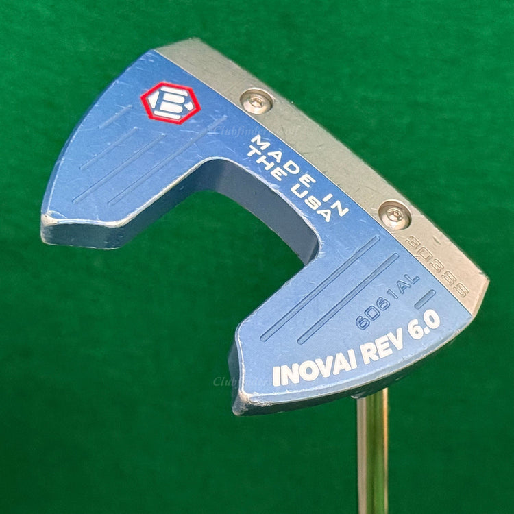 Bettinardi inovai REV 6.0 303SS 34.25" Slant-Neck Mallet Putter Golf Club
