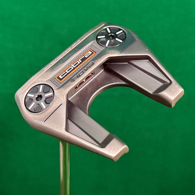 LH Cobra Vintage Nova 304ss 35.5" Single-Bend Putter w/Super Stroke & HC