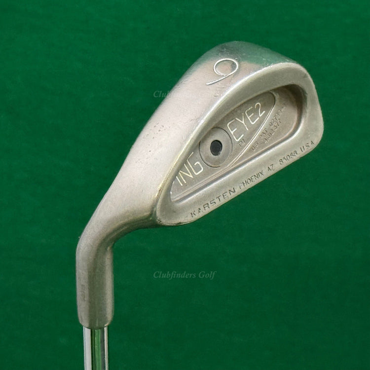 LH Ping Eye 2 Black Dot Single 6 Iron Karsten ZZ-Lite Steel Stiff