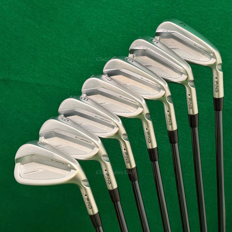 Ping Blueprint S Forged Black Dot 4-PW Iron Set Recoil Dart F3 Graphite Regular