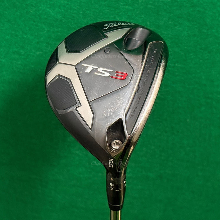 Titleist TS3 16.5° Fairway Wood UST Mamiya Elements Chrome 8F4T Graphite Stiff