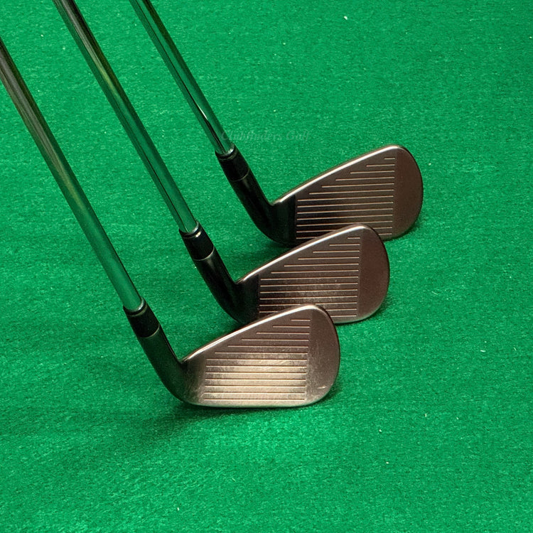 LH Adams Idea Black CB2 Forged 4-PW Iron Set KBS Tour 90 Steel Regular