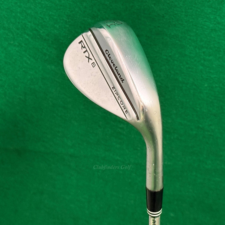 Cleveland RTX6 Zipcore Full Chrome 54-12 54° Sand Wedge DG Spinner TI Wedge Flex
