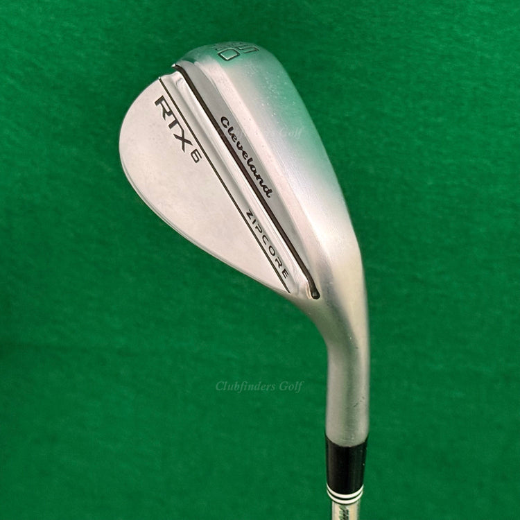 Cleveland RTX 6 Zipcore Chrome 50-10 50° Gap Wedge DG Spinner TI Wedge Flex