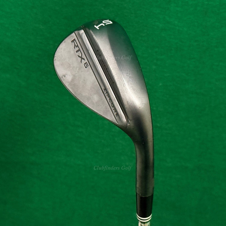 Cleveland RTX6 Zipcore Mid Black Satin 54-10 54° Sand Wedge DG Spinner TI Wedge