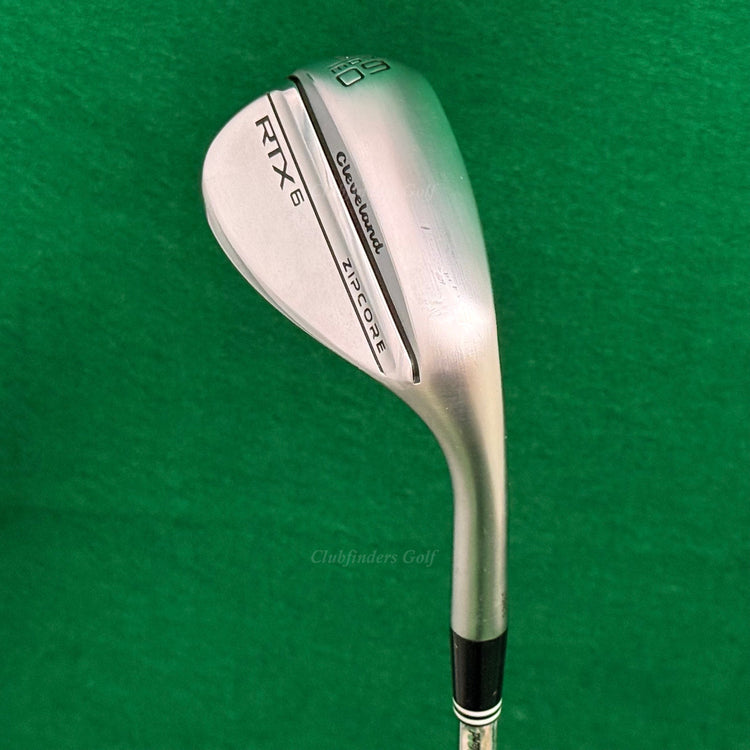 Cleveland RTX 6 Zipcore Low Chrome 60-6 60° Lob Wedge DG Spinner TI Wedge Flex
