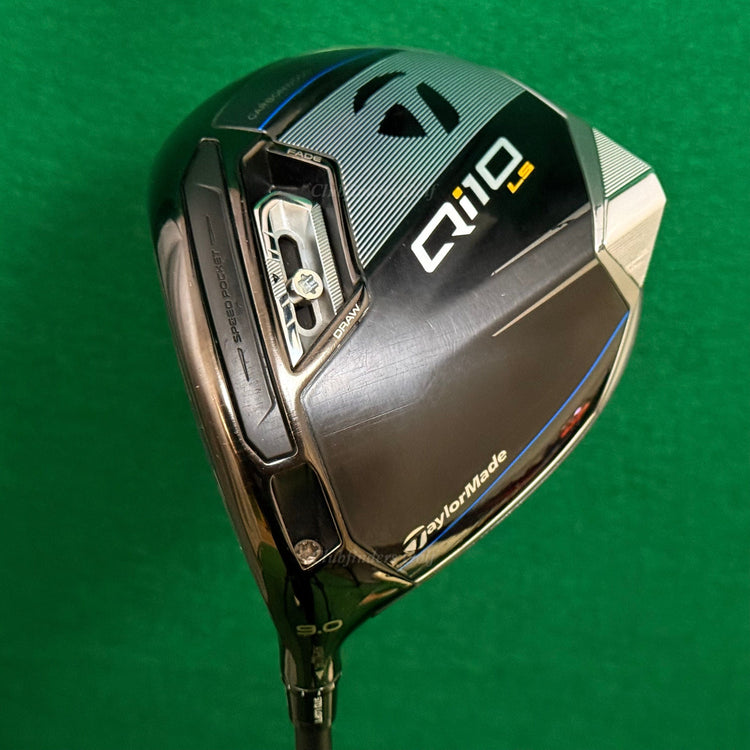 LH TaylorMade Qi10 LS 9° Driver Mitsubishi REAX 60-S Graphite Stiff w/HC