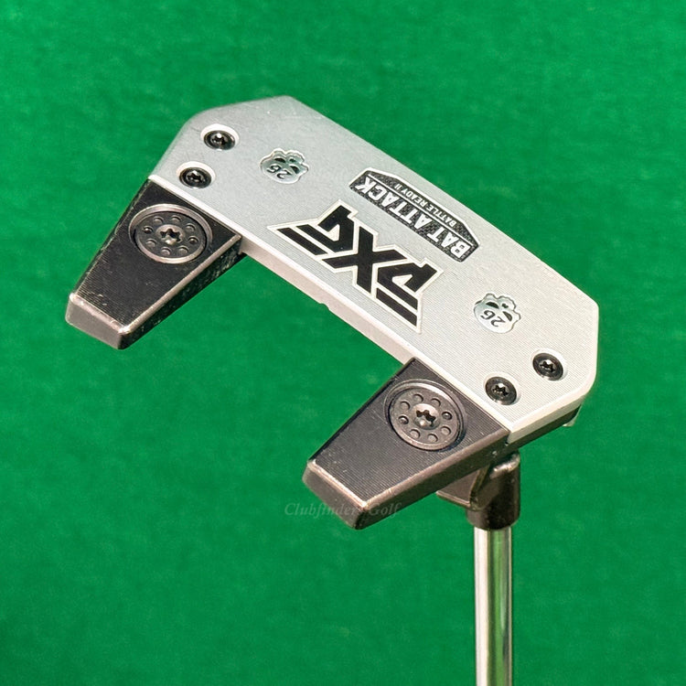 PXG Bat Attack Battle Ready II 34" Plumber's-Neck Mallet M16 Putter w/ HC