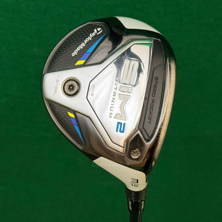 TaylorMade SIM2 Titanium 15° Fairway 3 Wood Tour AD MJ-7X Extra Stiff w/HC