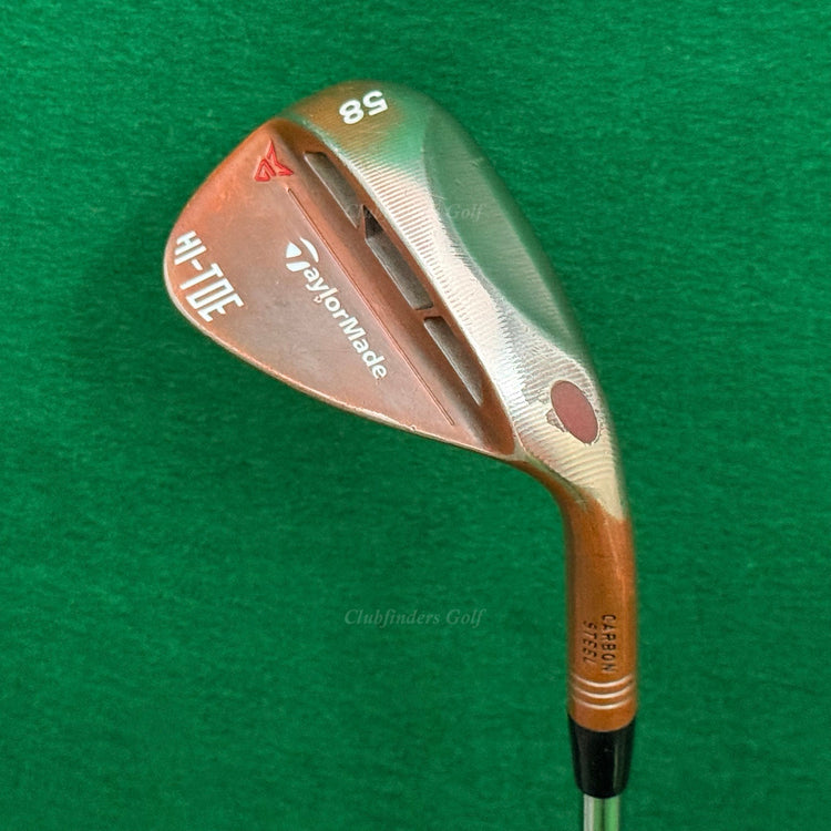 TaylorMade Milled Grind Hi-Toe Aged Copper 58° Lob Wedge DG S400 TI Stiff