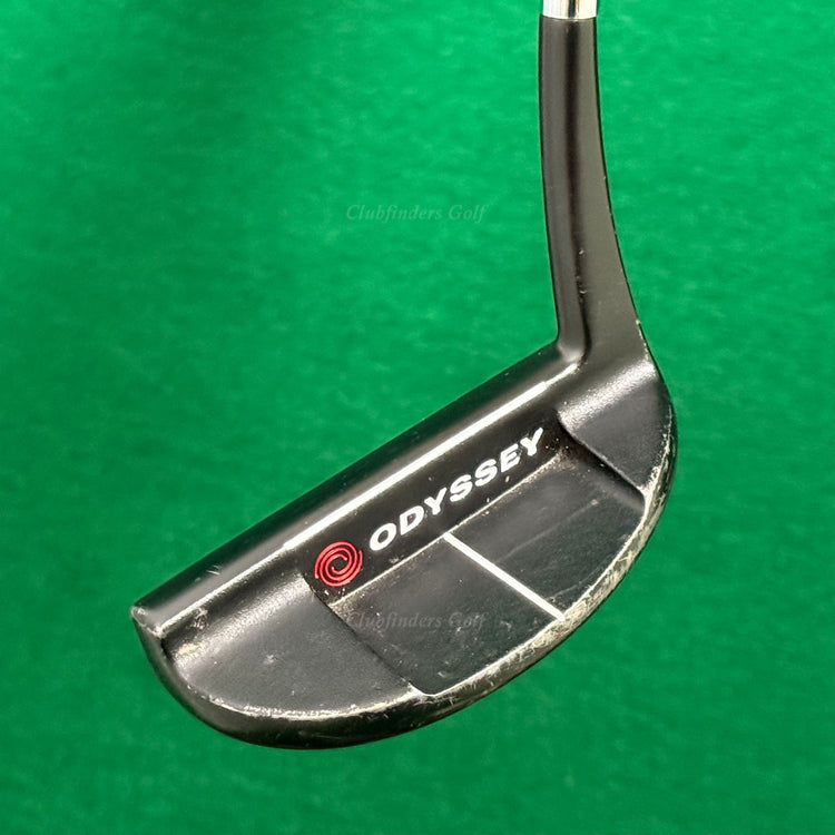 LH Odyssey Metal-X Milled #9 33" Heel-Sgafted Mid Mallet Putter Golf Club