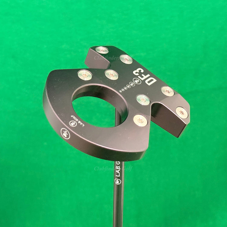 LAB Golf DF3 Custom Black 34" CS Mallet Putter LAB Golf x ACCRA Black w/ HC
