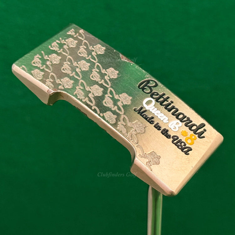 Bettinardi 2017 Queen B #8 Satin-Silver 33.75" Single-Bend Putter Golf Club
