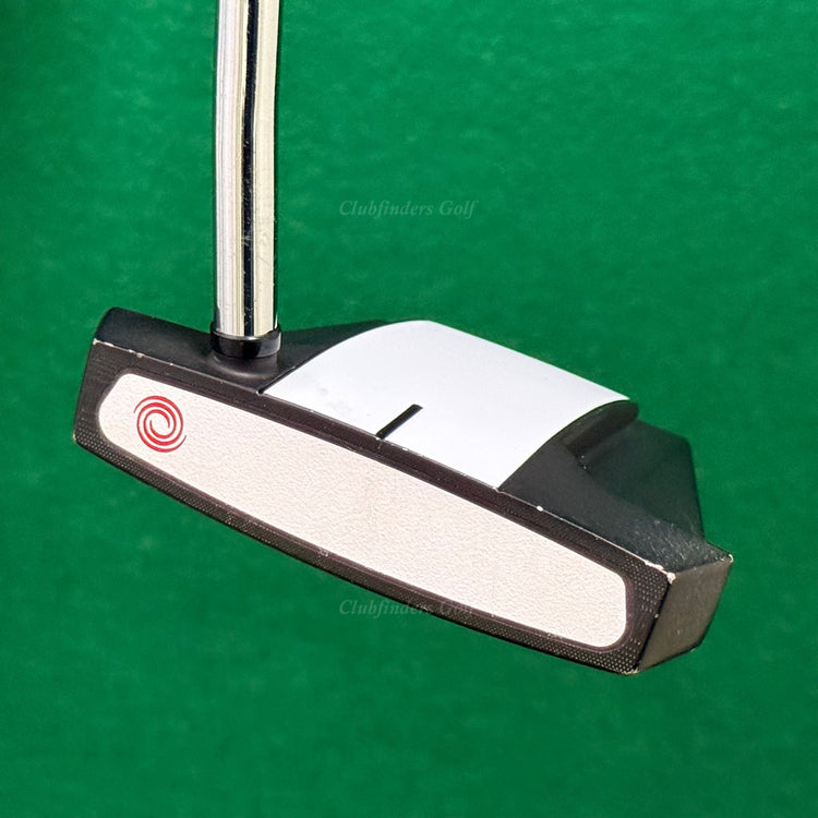 LH Odyssey White Hot Versa TWELVE 35" DB Mallet Putter w/ Super Stroke & HC