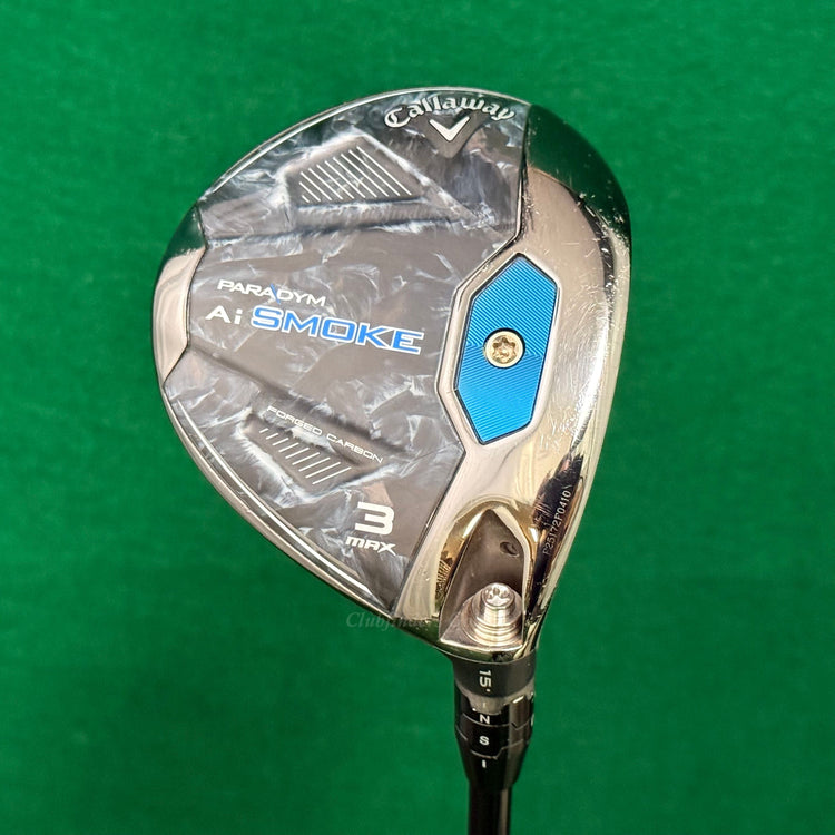 Callaway Paradym Ai Smoke Max 15° Fairway Wood 3 HZRDUS Smoke RDX 6.0 Stiff