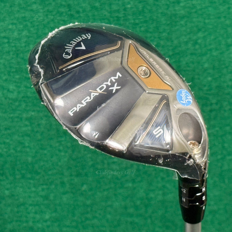 NEW Lady Callaway Paradym X 24° 5 Hybrid Aldila Ascent 40 Graphite Ladies w/ HC