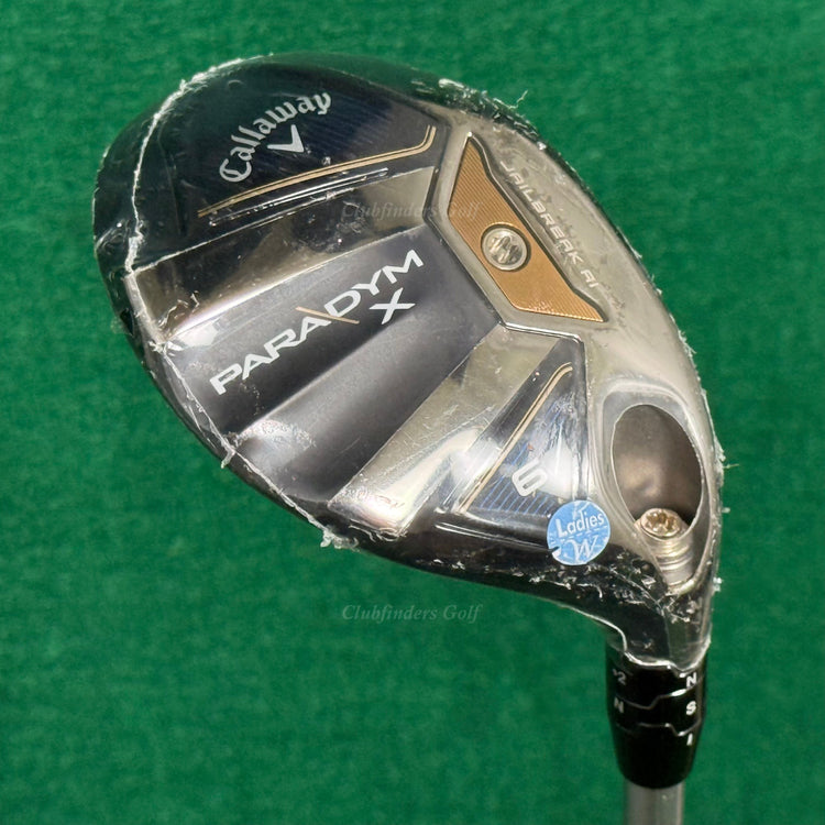 NEW Lady Callaway Paradym X 27° 6 Hybrid Aldila Ascent 40 Graphite Ladies